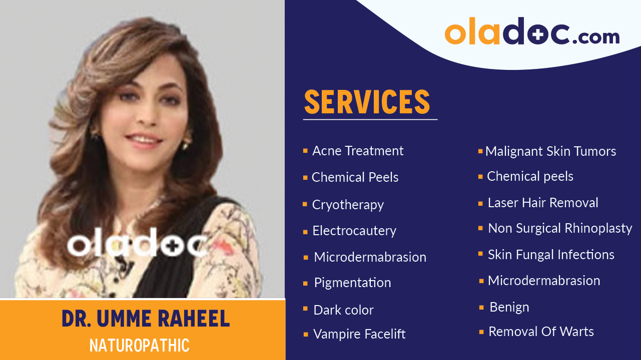 Services  provided by Dr. Umme Raheel